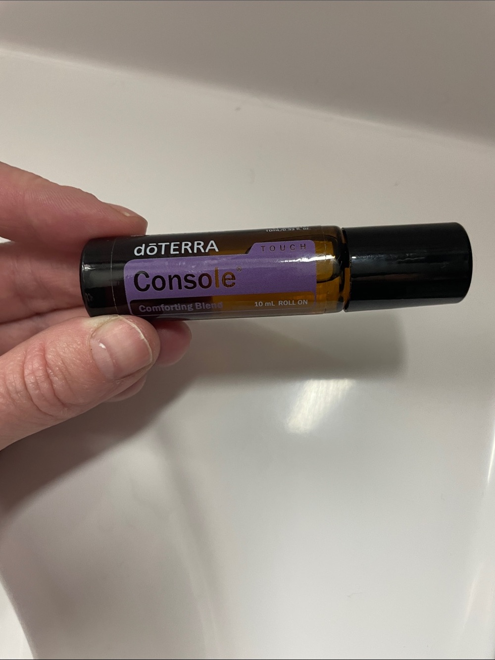 Doterra Console Roll-On with Lavender-Purple Label